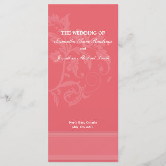 Programa de Casamento Floral - Casamento Rosa Hone