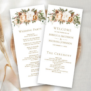 Programa de Casamento Floral de Natal em Ouro de M