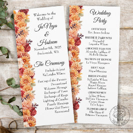 Programa de Casamento Floral de Outono