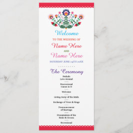 Programa de Casamento Floral Fiesta Mexicana