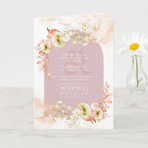 Programa de Casamento Floral Hispano 4pg Bilingue 