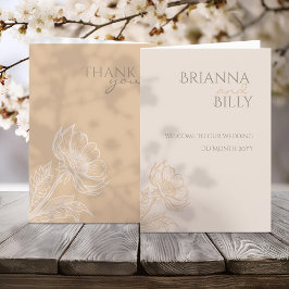 Programa de Casamento Floral Mínimo Terrestre