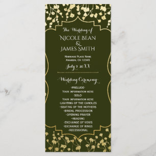 Programa de Casamento Floral Oliva com Respiração