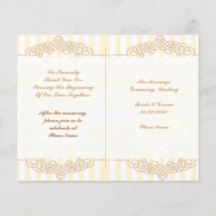 programa de casamento fofo