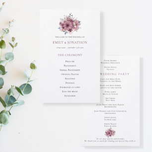 Programa de Casamento Foliar Florais Roxo do Orçam