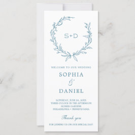 Programa de Casamento Formal do Monograma Minimali