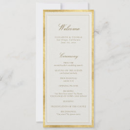 Programa de Casamento Formal Moderno Clássico em E