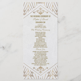 Programa de Casamento Gatsby do Excelente Dourado