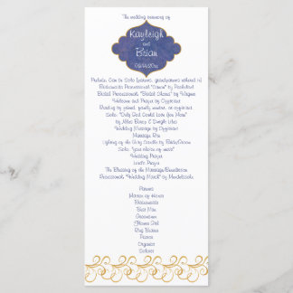 Programa de Casamento Glória de Peacock