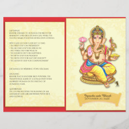 Programa de Casamento Hindu Indiano de Ganesha