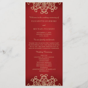 Programa de Casamento Inspirado da Índia Vermelha