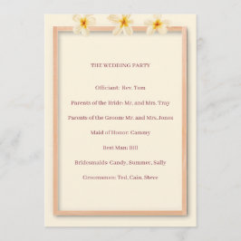 Programa de Casamento Jardim Floral Romântico