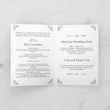 Programa de Casamento Judaico Minimalista