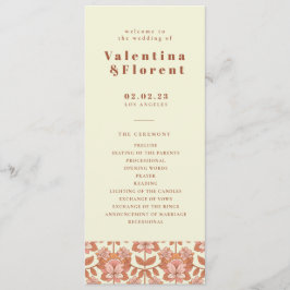 Programa de Casamento Laranja Retroinspirado na dé