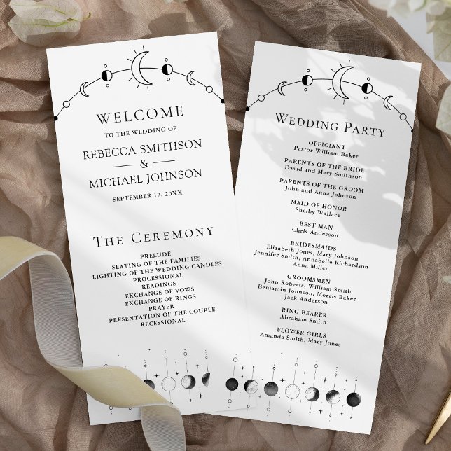 Programa de Casamento Lua Preta e Branca Celestial (Criador carregado)
