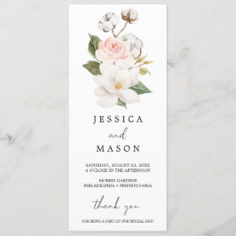 Programa de Casamento Magnolia Cotton