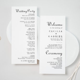 Programa de Casamento Minimalista