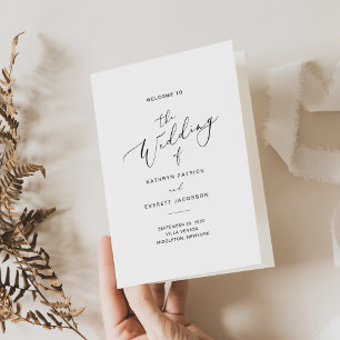 Programa de Casamento Minimalista ANYA em Cartão D