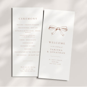 Programa de Casamento Mocha do Arco de Coquetes de