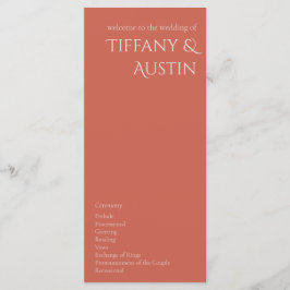 Programa de Casamento Moderno do Desert Rosa