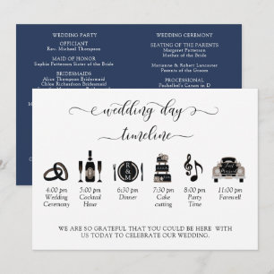 Programa de Casamento Moderno do marinho (ou outro