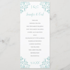 Programa de Casamento Nadine | Alto (Turquesa Clar