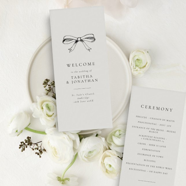 Programa de Casamento Negra Clássico do Arco Vinta (Criador carregado)