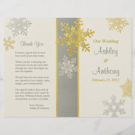 Programa de Casamento no inverno Silver Ivory Dour