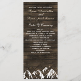 Programa de casamento para acampar montanhas russa