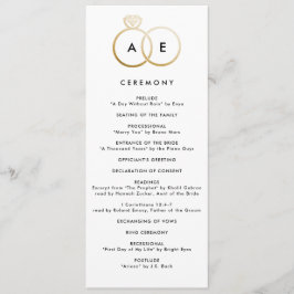 Programa de Casamento Personalizado de Anéis Doura