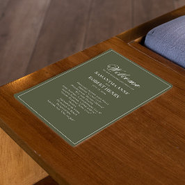 Programa de Casamento Personalizado de Script Verd