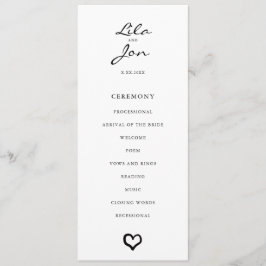 Programa de Casamento Personalizado do Coração