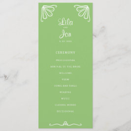 Programa de Casamento Personalizado Tuberose