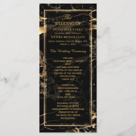 Programa de Casamento PixDezines Mármore+Dourado V