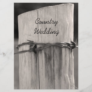 Programa de Casamento por País Poste de Cerca Rura