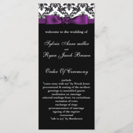 programa de Casamento Púrpura da fronteira damask