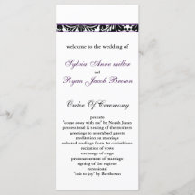 programa de Casamento Púrpura da fronteira damask