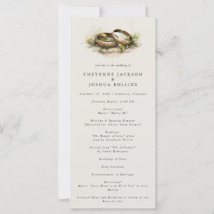 Programa de Casamento Romântico de Boêmias Florest