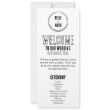 Programa de Casamento Rustic Boho Barn com Foto