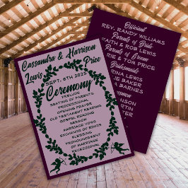 Programa de Casamento Rústico Profundo