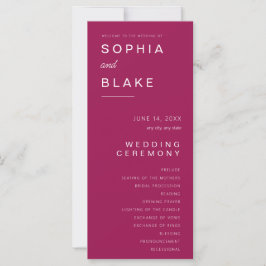 Programa de Casamento Simples Minimalista de Fruta