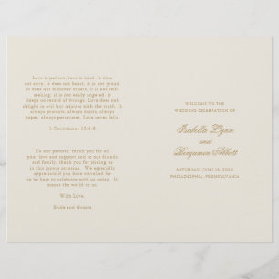 Programa de Casamento Tradicional Ivory Formal Ele