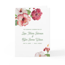 Programa de Casamento Tropical