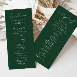 Programa de Casamento Verde em Roteiro Moderno