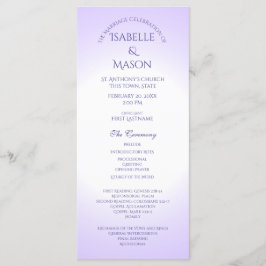 Programa de Casamento Violeta Roxo