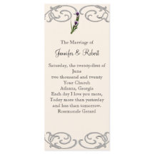 Programa de Casamento Western Calla Lily Posh