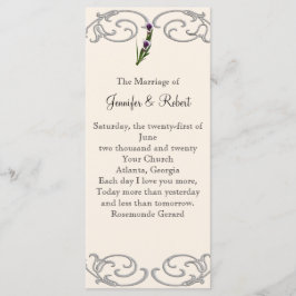 Programa de Casamento Western Calla Lily Posh