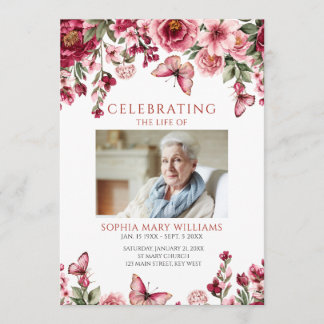 Programa de Celebração da Vida com Floral Borgonha