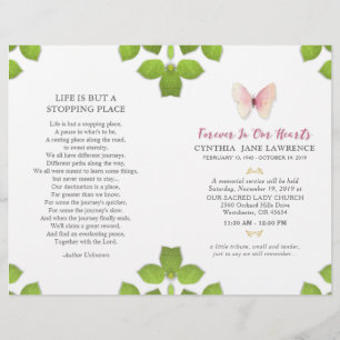 Programa de cerimonia comemorativa fúnebre da