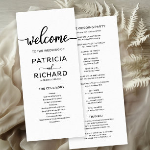 Programa de Cerimônia da Ordem de Serviço de Casam